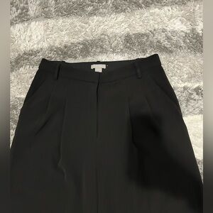H&M Black Wide Leg Pants